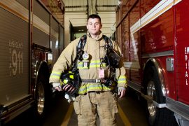 Josh Scalf, Student, IU Southeast, 10-Year Veteran Firefighter
