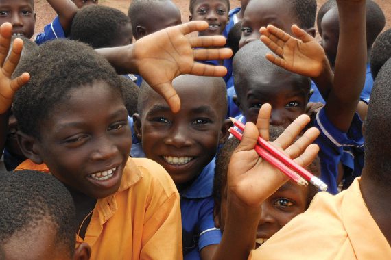 Schoolchildren in Ghana