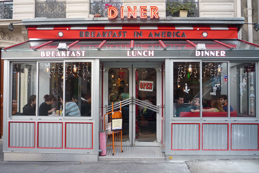 Breakfast in America, a diner in Paris
